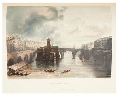 SAUVAN (Jean Baptiste Balthazar) Picturesque Tour of the Seine from Paris to the...