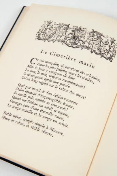 VALÉRY (Paul) Charmes ou Poèmes. Paris, Éditions de la Nouvelle Revue française,...