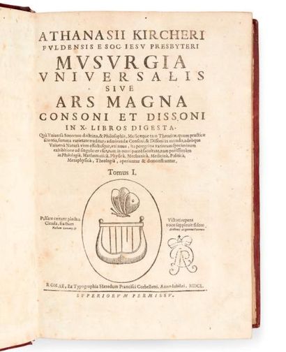 KIRCHER, Athanasius Musurgia Universalis sive Ars Magna Consoni et Dissoni in X....