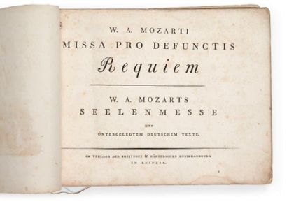 MOZART, Wolfgang Amadeus [Requiem]. W. A. Mozarti Missa Pro Defunctis. Requiem (...)...