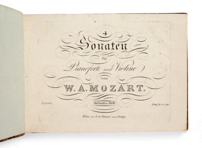 MOZART, Wolfgang Amadeus [Musique pour clavier]. Vienne, Steiner, début du XIXe siècle.
5...