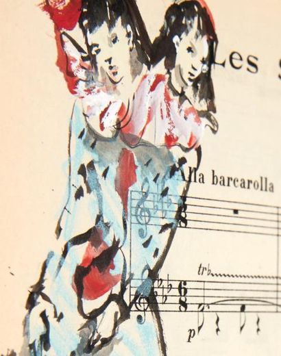 SAUGUET, Henri Les Forains. Ballet. Réduction pour piano. Paris, Rouart, Lerolle...