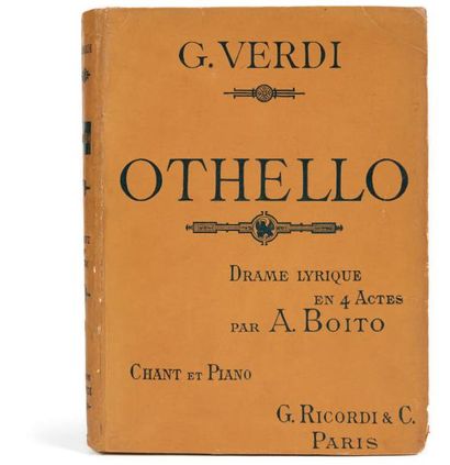 VERDI, Giuseppe Othello, Drame lyrique en quatre actes de Arrigo Boïto (...) Version...