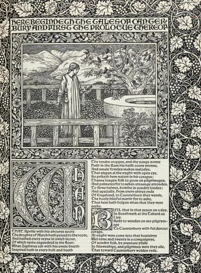 CHAUCER, Geoffrey The Works of Geoffrey Chaucer now newly imprinted. Hammersmith...