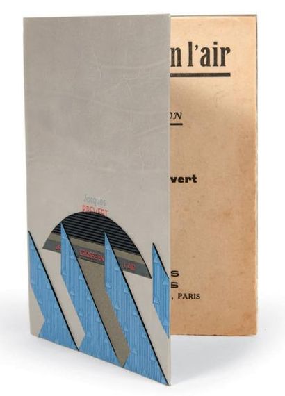 PREVERT, Jacques La Crosse en l'air. Feuilleton. Paris, Editions Soutes, 1936. In-12...