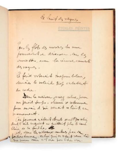 REVERDY, Pierre Étoiles peintes. Avec une eau-forte originale de André Derain. Paris,...