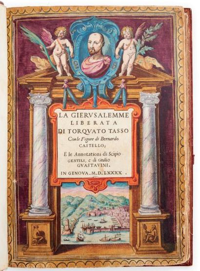 Tasso, Torquato La Gierusalemme liberata (...) con le figure di Bernardo Castello;...