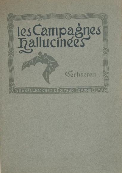 VERHAEREN, Émile Les Campagnes hallucinées. [Bruxelles, Edmond Deman, 1893]. Grand...