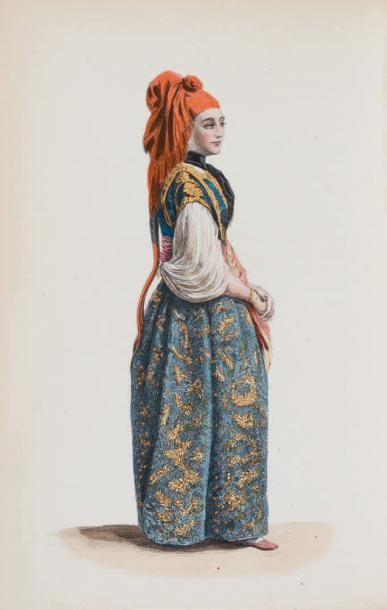 ANDRIEU Algérie. Types & croquis. Riom, chez Ulysse Jouvet, 1875. 2 volumes in-8;...
