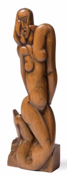 JORIS MINNE (1897-1988) Sirène/Zeemermin, 1932
Sculpture en bois de tilleul.
Montée...