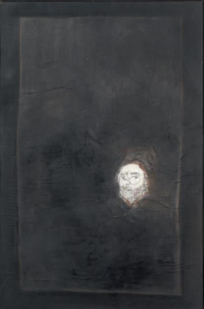 Michel MADORE (Né en 1949) 
Psychose, 1989-1990
Peinture et fusain sur papier marouflé...