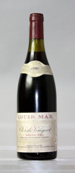 null 1 BOUTEILLE CLOS DE VOUGEOT Grand cru
Louis MAX 1990
Étiquette légérement tachée.
Label...