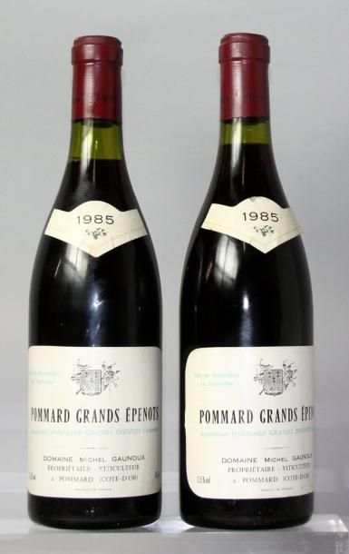 null 2 BOUTEILLES POMMARD 1er cru «Grands Epenots»
M. GAUNOUX 1985
Étiquettes légèrement...