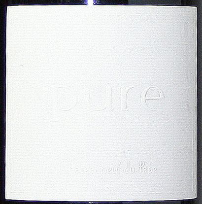 null 1 BOUTEILLE CHATEAUNEUF DU PAPE «PURE»
DOMAINE LA BARROCHE 2009