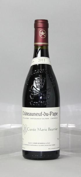 null 1 BOUTEILLE CHATEAUNEUF DU PAPE «Cuvée Marie Beurrier»
H. BONNEAU 2011