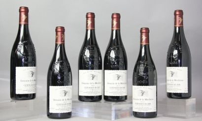 null 6 BOUTEILLES CHATEAUNEUF DU PAPE «La Reine des bois»
DOMAINE DE LA MORDOREE...