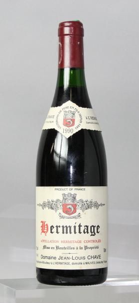 null 1 BOUTEILLE HERMITAGE ROUGE J. L. CHAVE 1990