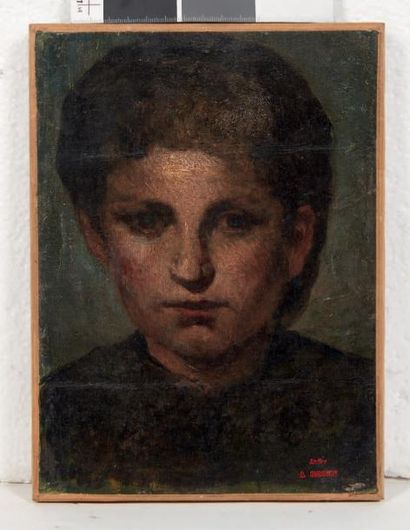 Alexandre DUBOURG (1821-1891) Tête de femme

Huile sur toile, rentoilée.

H_25 cm...