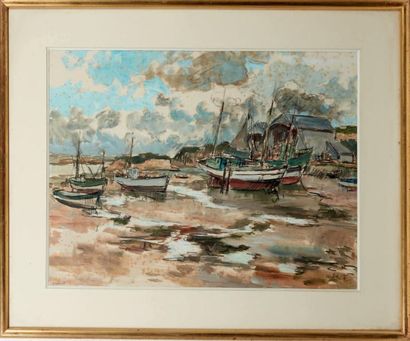 Fernand HERBO (1905-1995) Vues de Ports en Normandie

Ensemble de trois aquarelles...