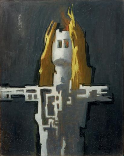 Paul COLIN (1892-1985) Sans titre

Huile sur papier marouflé sur toile.

Signée en...
