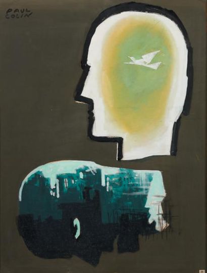 Paul COLIN (1892-1985) Oiseau

Peinture sur papier marouflée sur panneau.

Signée...