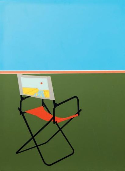 Guy DÉSERT (1923-2004) Chaise, 1973

Huile sur toile.

Signée en bas à gauche.

Signée...