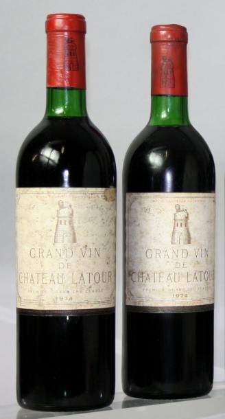 2 bouteilles CHÂTEAU LATOUR 1er GCC - Pauillac...