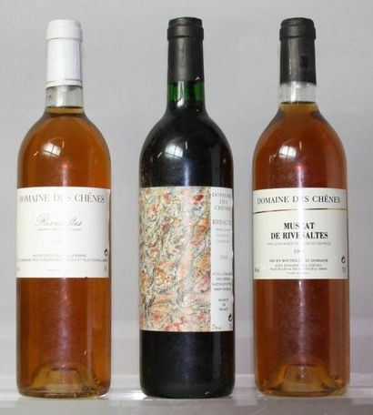 3 bouteilles de RIVESALTES DOMAINE DES CHÊNES...