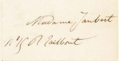 MUSSET, Alfred de (1810-1857) Poète français. Lettre autographe signée « alfd de...