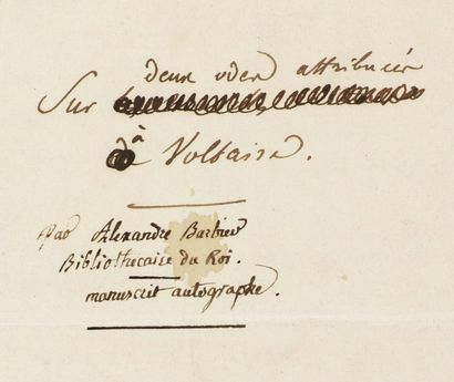 BIBLIOPHILES et BIBLIOTHÉCAIRES CÉLÈBRES du XIXe siècle. Petite collection de lettres...