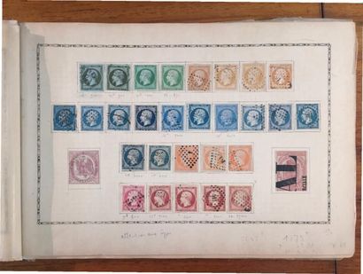 France Emissions 1849/1900:
Belle collection de timbres principalement oblitérés,...