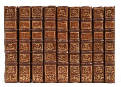 BOSSUET (Jacques Bénigne) 

Sermons.

Paris: Antoine Boudet, 1772. — 9 volumes in-8,...