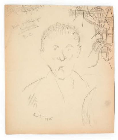 LEJEUNE, Émile [Portrait de Blaise Cendrars] 1916

PORTRAIT ORIGINAL DE BLAISE CENDRARS...