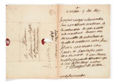 BOSSUET (Jacques-Bénigne) 

Lettre adressée à Mme de Beringhen. Meaux, le 9 décembre...