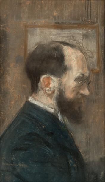 Henri Evenepoel (1872-1899) Portrait de l'artiste René Xavier Prinet, vers 1890
Pastel...