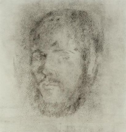 RIK WOUTERS (1882-1916) Autoportrait
Fusain sur papier.
H_28 cm L_27 cm

Bibliographie:...