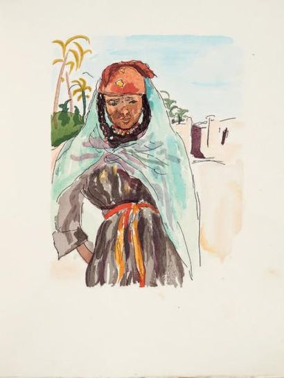 FROMENTIN (Eugène) Un été dans le Sahara. Illustré par Lucien Mainssieux. Paris,...