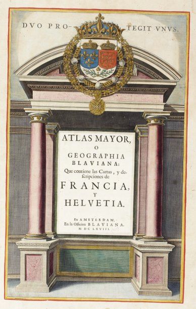 BLAEU Atlas Mayor o Geographia Blaviana. Amsterdam, ex officina Blaviana, 1668. Grand...