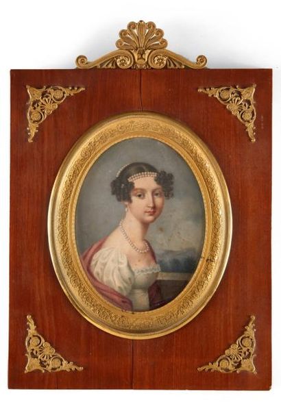 JEAN BENNER (1776 - 1836) Portrait de son Altesse impériale la Grande Duchesse Anne,...
