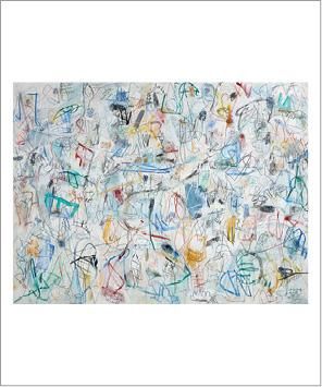 Jan Voss (né en 1936) Nord, 1996
Crayon, pastel et acrylique sur toile.
Signé et...