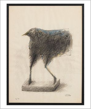 César (1921-1998) Poule
Lithographie.
Signée en bas à droite.
Annotée E.A en bas...