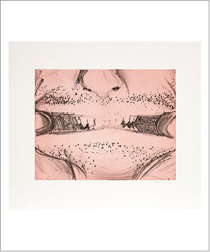 Bruce NAUMAN (né en 1941) Soft ground etching - Coral, 2007
Aquatinte en couleur.
Signée,...
