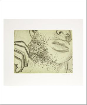 Bruce NAUMAN (né en 1941) Soft ground etching - Green, 2007
Aquatinte en couleur.
Signée,...