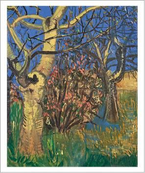 Paul REBEYROLLE (1926-2005) Paysage à l'arbre, 1950
Huile sur papier kraft marouflé...