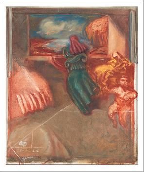 GÉRARD GAROUSTE (NÉ EN 1946) Sans titre, 1979
Huile sur toile.
Signée en bas à gauche.
Oil...