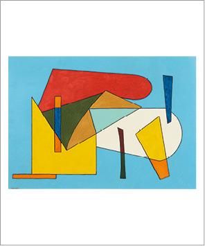 Atanasio Soldati (1896-1953) Composition abstraite, 1952-1953
Huile sur panneau.
Signée...