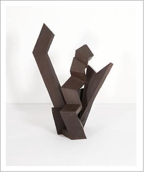 Jean-Claude FARHI (1940-2012) Etude pour parure ondulatoire, 2001
Sculpture en acier...