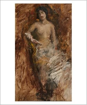 EMILIO GOLA (1851-1923) Nu
Huile sur toile.
Oil on canvas.
H_80,5 cm L_50 cm

Provenance:
-...