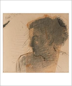 Didier MAHIEU (né en 1961) Anna Spiegelman, 1995
Technique mixte sur papier.
Signée...