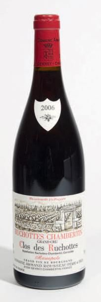 null 1 BOUTEILLE RUCHOTTES CHAMBERTIN Grand cru «Clos des RUCHOTTES»
A. ROUSSEAU...